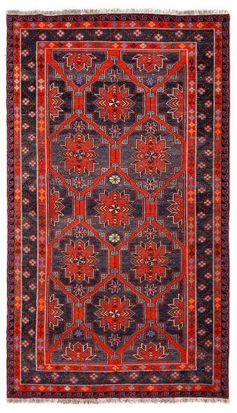 SOUMAK HANDWOVEN RUG RED 177x297