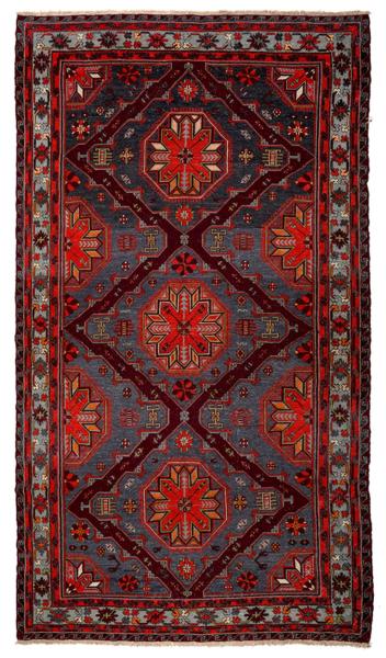 SOUMAK HANDWOVEN RUG RED 198x342