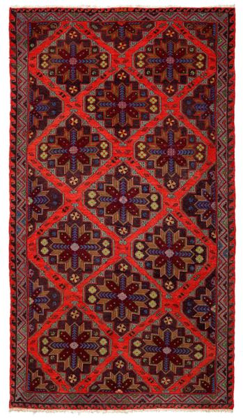 SOUMAK HANDWOVEN RUG RED 212x368