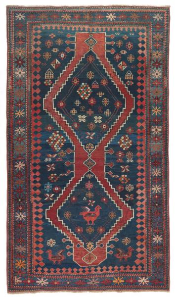 ANTIQUE KAZAKH 123x217